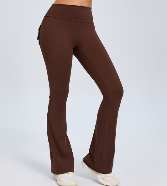 Pantalon cargo taille haute